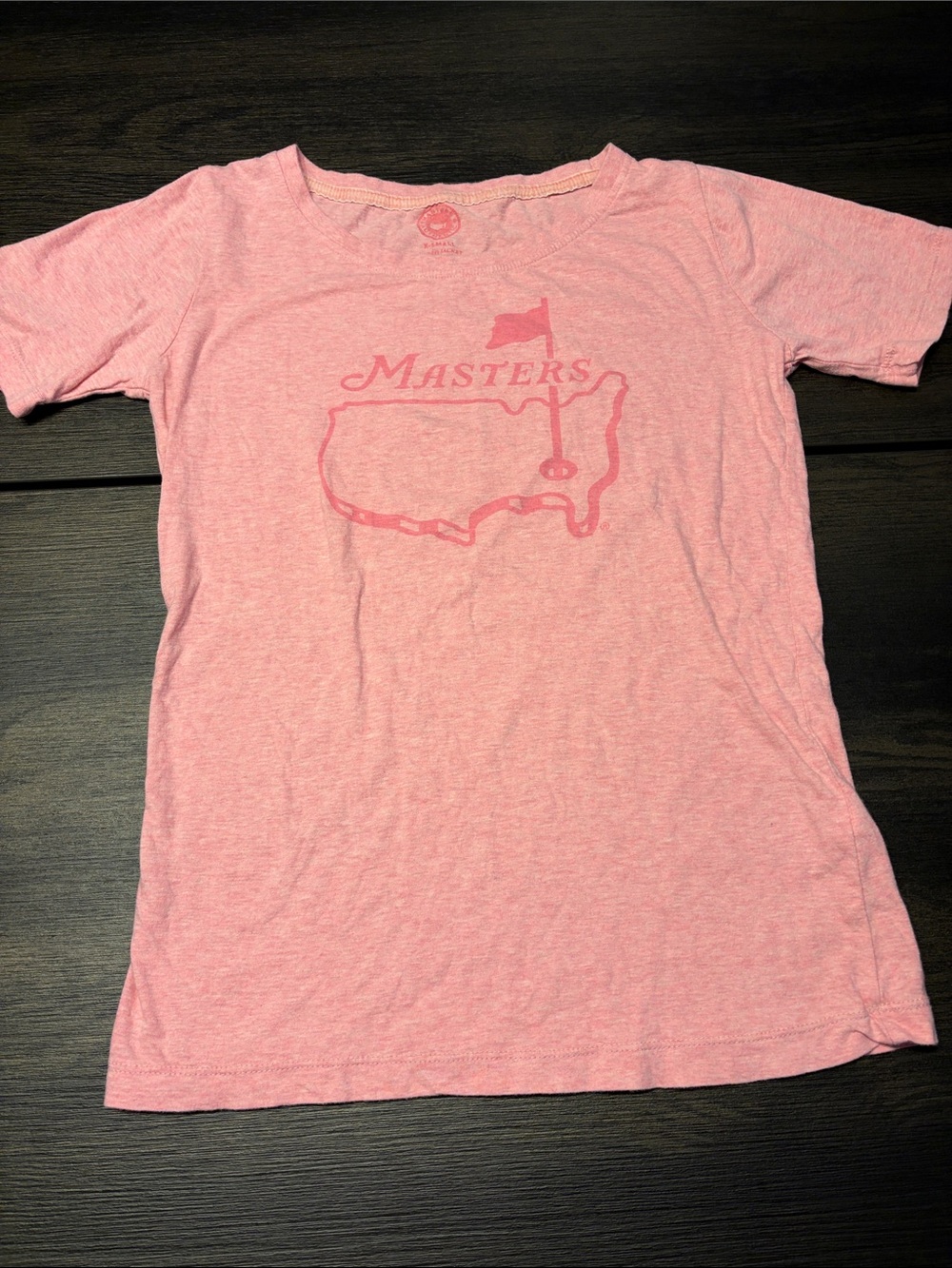 Masters Authentic by Red Jacket Pink USA Map Graphic T-Shirt XS